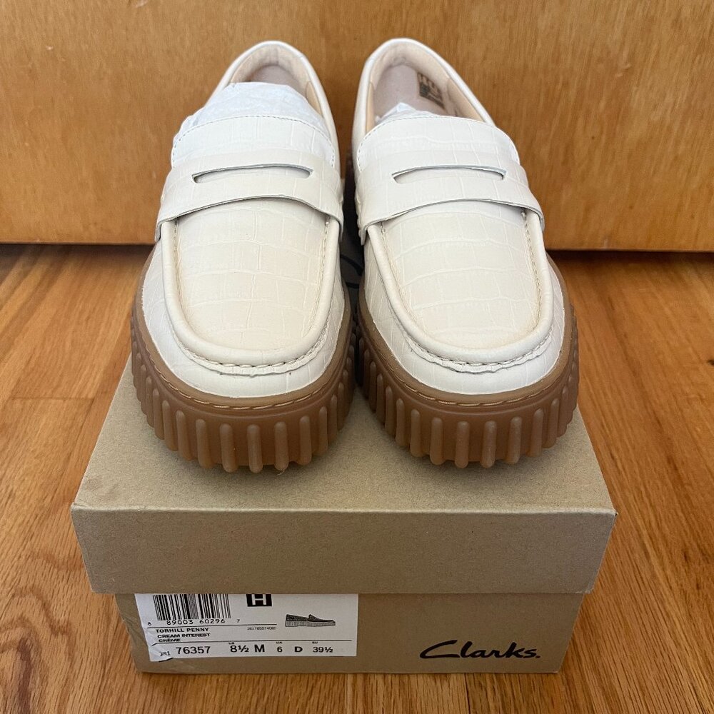 Torhill Platform Penny Loafer | Color: Cream | Size US 8.5